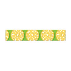 Lime Orange Yellow Green Fruit Flano Scarf (mini) by Mariart