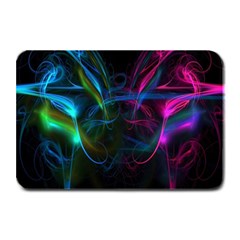 Light Waves Light Red Blue Plate Mats by Mariart