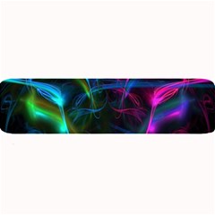 Light Waves Light Red Blue Large Bar Mats