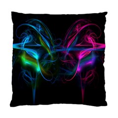 Light Waves Light Red Blue Standard Cushion Case (two Sides) by Mariart