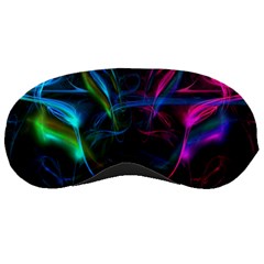 Light Waves Light Red Blue Sleeping Masks