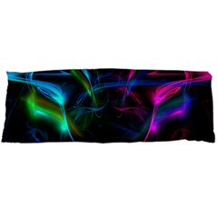 Light Waves Light Red Blue Body Pillow Case (dakimakura)