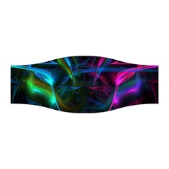 Light Waves Light Red Blue Stretchable Headband