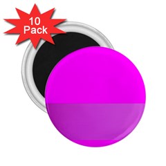 Line Pink 2 25  Magnets (10 Pack) 