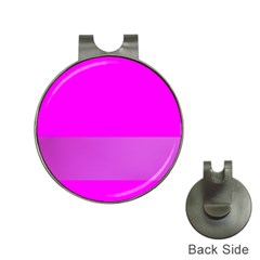 Line Pink Hat Clips With Golf Markers by Mariart