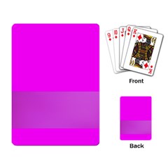 Line Pink Playing Card by Mariart