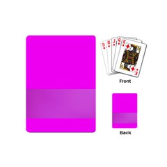 Line Pink Playing Cards (mini) 