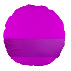 Line Pink Large 18  Premium Flano Round Cushions by Mariart