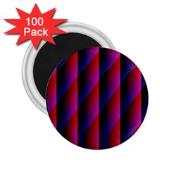 Photography Illustrations Line Wave Chevron Red Blue Vertical Light 2 25  Magnets (100 Pack)  by Mariart