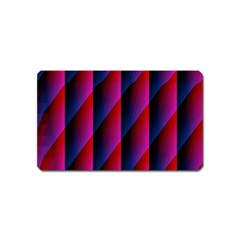 Photography Illustrations Line Wave Chevron Red Blue Vertical Light Magnet (name Card) by Mariart