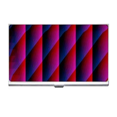 Photography Illustrations Line Wave Chevron Red Blue Vertical Light Business Card Holders