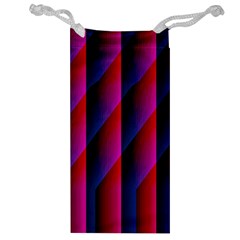 Photography Illustrations Line Wave Chevron Red Blue Vertical Light Jewelry Bag