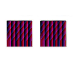 Photography Illustrations Line Wave Chevron Red Blue Vertical Light Cufflinks (Square)