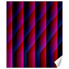 Photography Illustrations Line Wave Chevron Red Blue Vertical Light Canvas 8  X 10 