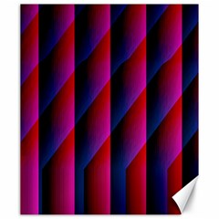 Photography Illustrations Line Wave Chevron Red Blue Vertical Light Canvas 20  X 24   by Mariart