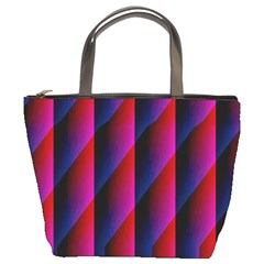 Photography Illustrations Line Wave Chevron Red Blue Vertical Light Bucket Bags by Mariart