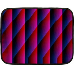 Photography Illustrations Line Wave Chevron Red Blue Vertical Light Fleece Blanket (mini) by Mariart