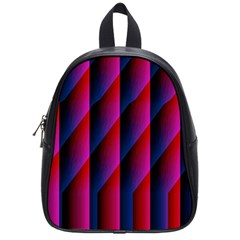 Photography Illustrations Line Wave Chevron Red Blue Vertical Light School Bags (small)  by Mariart