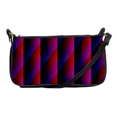 Photography Illustrations Line Wave Chevron Red Blue Vertical Light Shoulder Clutch Bags