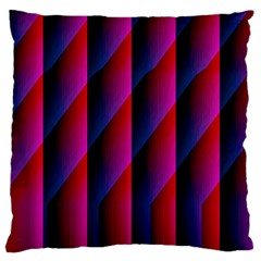 Photography Illustrations Line Wave Chevron Red Blue Vertical Light Large Cushion Case (two Sides) by Mariart