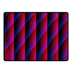 Photography Illustrations Line Wave Chevron Red Blue Vertical Light Double Sided Fleece Blanket (small)  by Mariart