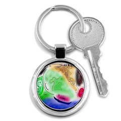 Mirror Light Key Chains (round)  by Mariart