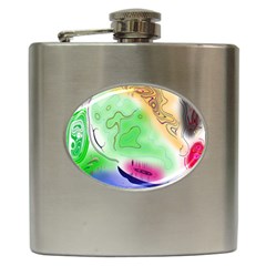 Mirror Light Hip Flask (6 Oz)