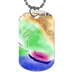 Mirror Light Dog Tag (two Sides)