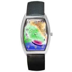 Mirror Light Barrel Style Metal Watch by Mariart