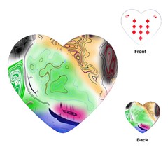 Mirror Light Playing Cards (heart)  by Mariart