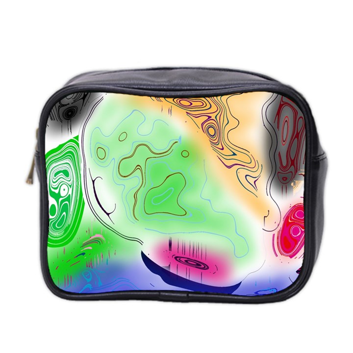 Mirror Light Mini Toiletries Bag 2-Side