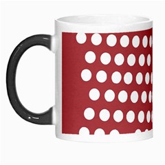 Pink White Polka Dots Morph Mugs by Mariart