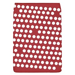 Pink White Polka Dots Flap Covers (s)  by Mariart