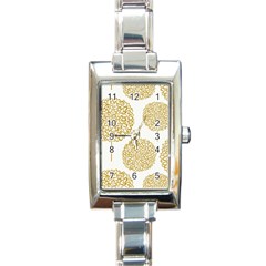 Loboloup Hydrangea Quote Floral And Botanical Flower Rectangle Italian Charm Watch