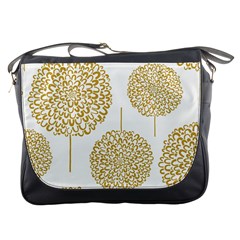 Loboloup Hydrangea Quote Floral And Botanical Flower Messenger Bags