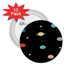 Planets Space 2 25  Buttons (10 Pack)  by Mariart