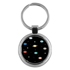 Planets Space Key Chains (round)  by Mariart