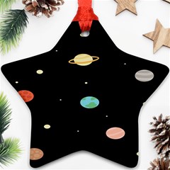 Planets Space Star Ornament (two Sides) by Mariart