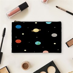 Planets Space Cosmetic Bag (medium)  by Mariart