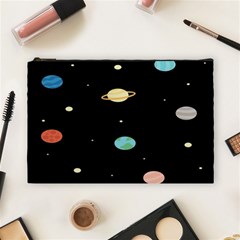 Planets Space Cosmetic Bag (large)  by Mariart