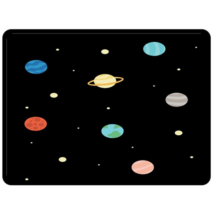 Planets Space Fleece Blanket (Large) 