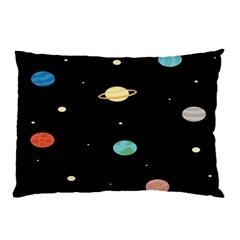 Planets Space Pillow Case (two Sides) by Mariart