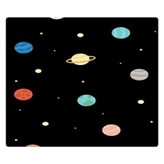 Planets Space Double Sided Flano Blanket (small)  by Mariart