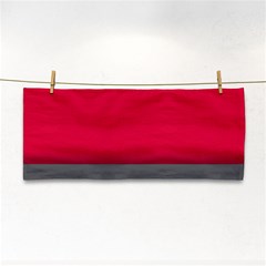 Red Gray Flag Line Horizontal Cosmetic Storage Cases