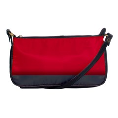 Red Gray Flag Line Horizontal Shoulder Clutch Bags by Mariart