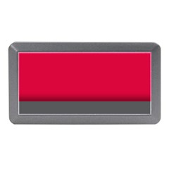 Red Gray Flag Line Horizontal Memory Card Reader (mini) by Mariart