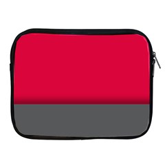 Red Gray Flag Line Horizontal Apple Ipad 2/3/4 Zipper Cases by Mariart