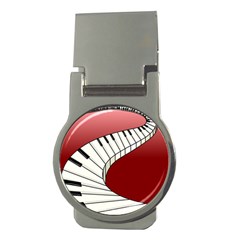 Piano Keys Music Money Clips (round) 