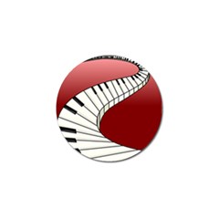 Piano Keys Music Golf Ball Marker (4 Pack) by Mariart