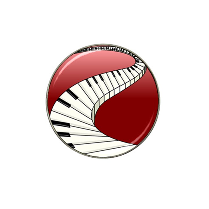 Piano Keys Music Hat Clip Ball Marker (10 pack)